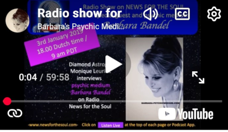 Barbara psychic medium, shares her knowledge on News for the soul.
